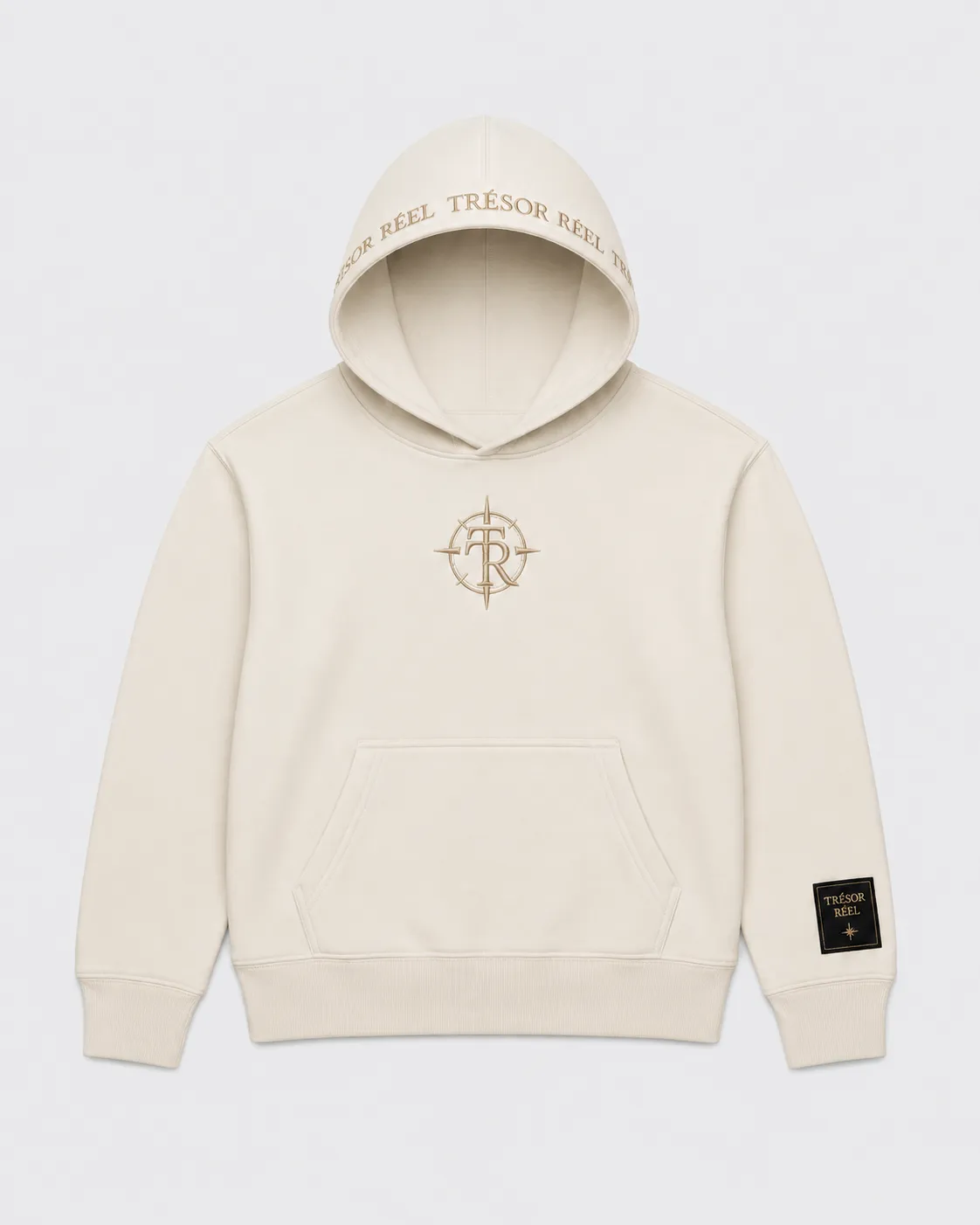 Pull Tresor Reel crème, vue de face